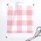 Pink Retro Gingham Check Fun Bright Country Cottagecore Farmhouse Pinic Custom Pre-pasted Wallpaper by Spoonflower Pre-Pasted Wallpaper 2FT Wide 14842589